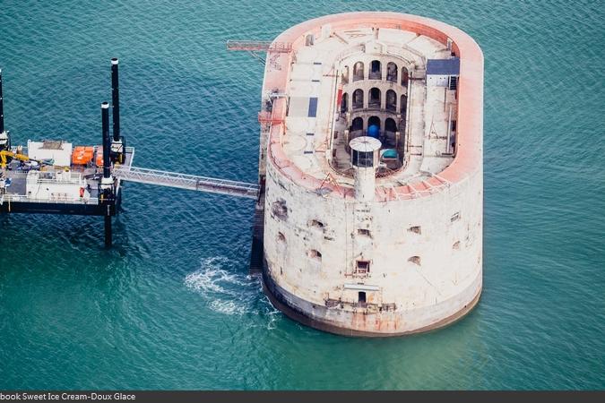 Fort Boyard 2015 : Vue aérienne (28/04/2015)