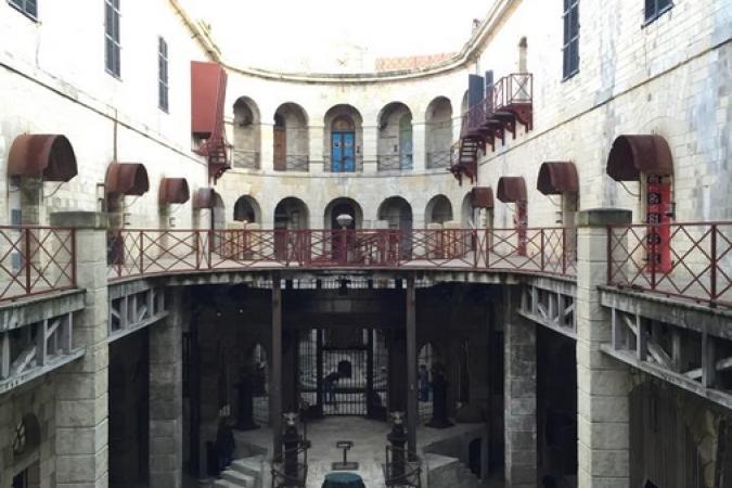 Fort Boyard 2015 : Vue de la cour intérieure (18/05/2015)