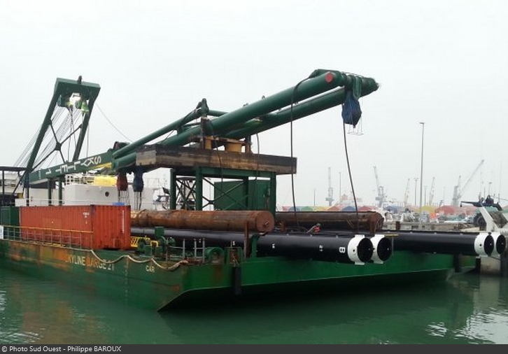 Fort Boyard 2015 - Changement de la plate-forme : Arrivée à La Rochelle (12/03/2015)