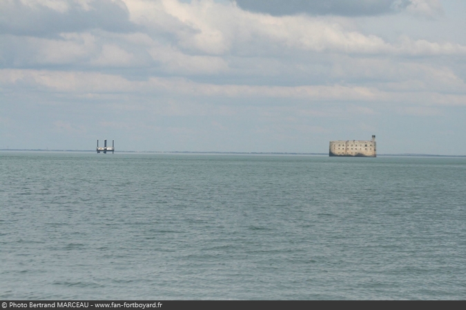 Fort Boyard 2015 - Changement de la plate-forme : Le Fort sans plate-forme (18/03/2015)
