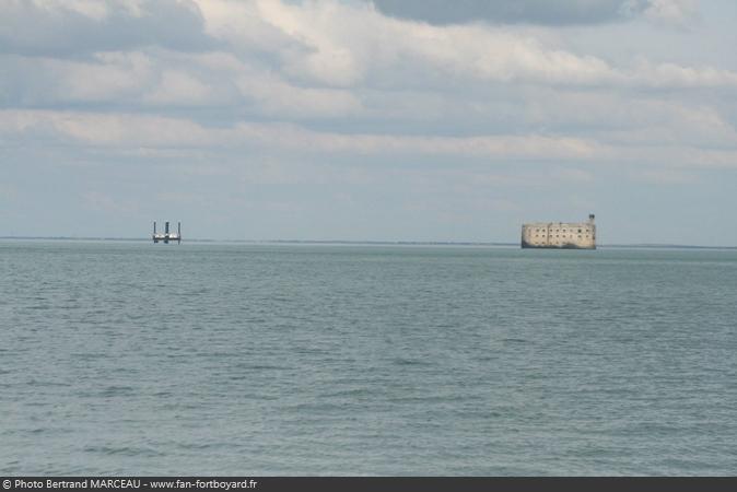 Fort Boyard 2015 - Changement de la plate-forme : Le Fort sans plate-forme (18/03/2015)