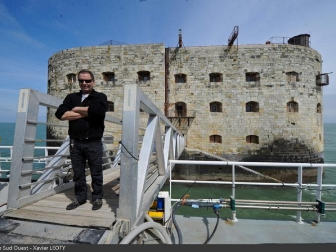 Fort Boyard 2016 - Inauguration de la plate-forme Banjaert (22/04/2016)