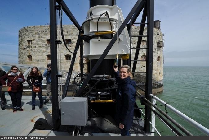 Fort Boyard 2016 - Inauguration de la plate-forme Banjaert (22/04/2016)