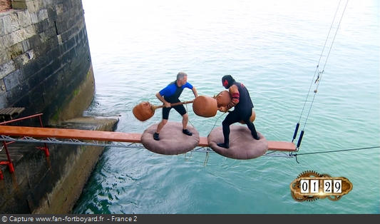 Fort Boyard 2016 : Les Cotons-tiges extérieurs sont déplacés au-dessus de l'océan