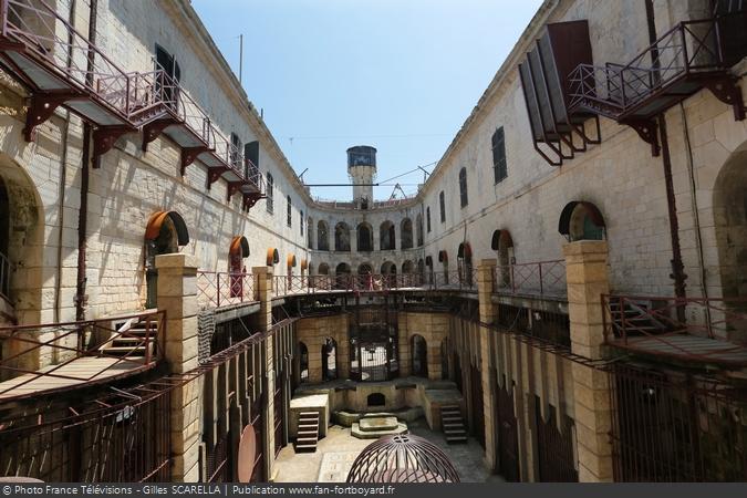 Fort Boyard 2016 - La cour intérieure du Fort Boyard