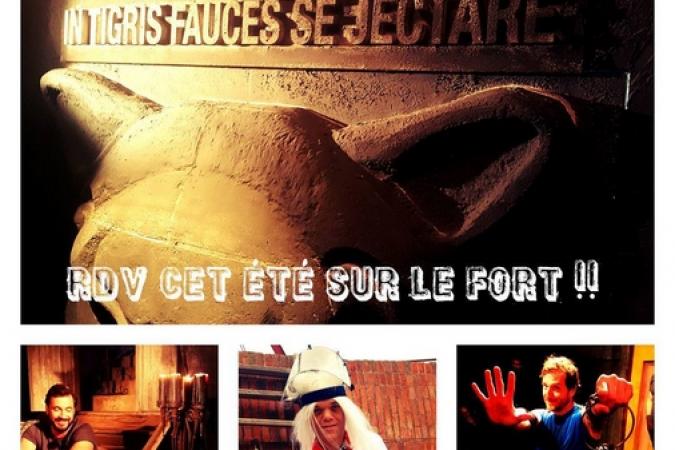 Fort Boyard 2016 - Vue des tournages de l'équipe 1 (02/06/2016)