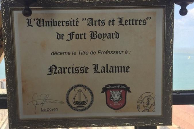 Fort Boyard 2016 - Le diplome de Narcisse Lalanne (09/06/2016)