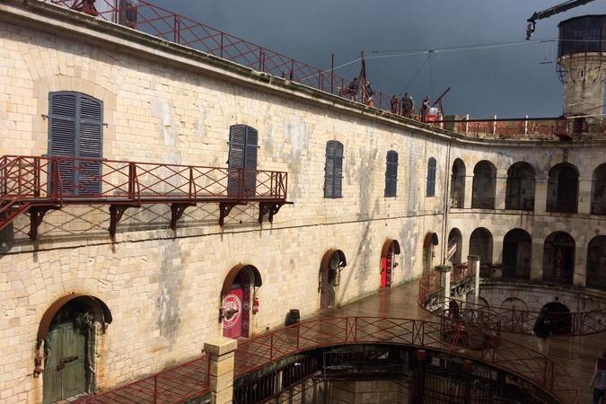 Fort Boyard 2016 - Ciel orageux au dessus du fort (10/06/2016)