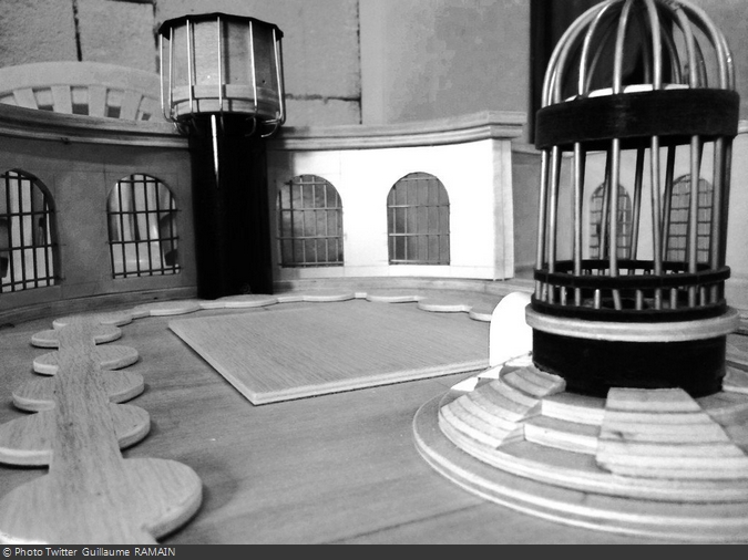 Fort Boyard 2016 - Une maquette du fort (18/05/2016)