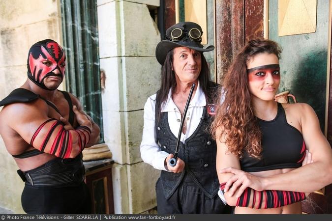 Fort Boyard 2017 - Mister Boo, Narcisse Lalanne et Lady Boo