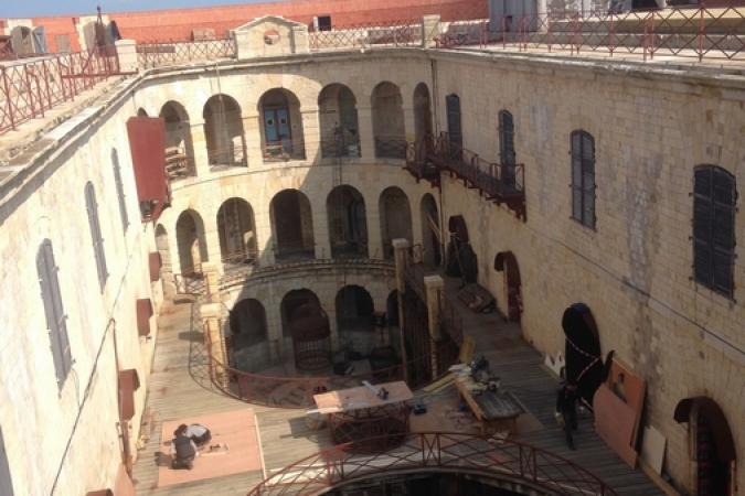 Fort Boyard 2017 - Vue de la cour intérieure (03/05/2017)