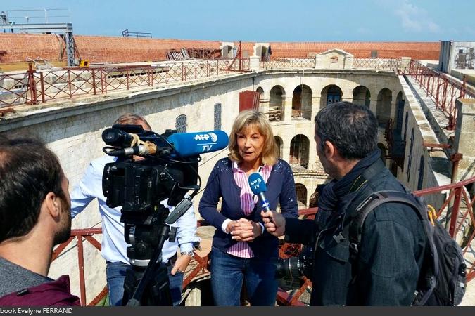 Fort Boyard 2017 - Vue de la cour intérieure (03/05/2017)