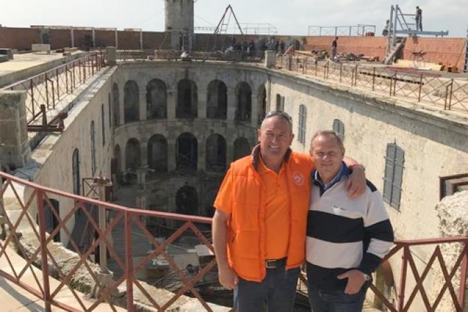 Fort Boyard 2017 - Vue de la cour intérieure (03/05/2017)
