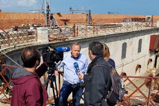 Fort Boyard 2017 - Vue de la cour intérieure (03/05/2017)