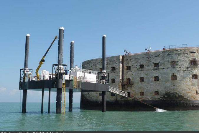 Fort Boyard 2017 - Vue de la façade Ouest (03/05/2017)