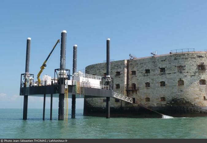Fort Boyard 2017 - Vue de la façade Ouest (03/05/2017)