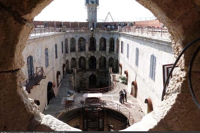 Fort Boyard 2017 - Vue de la cour intérieure (03/05/2017)