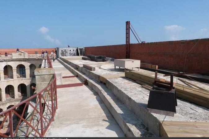 Fort Boyard 2017 - Vue de la terrasse (03/05/2017)