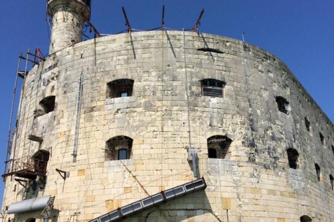 Fort Boyard 2017 - Vue de la façade sud-est (03/05/2017)