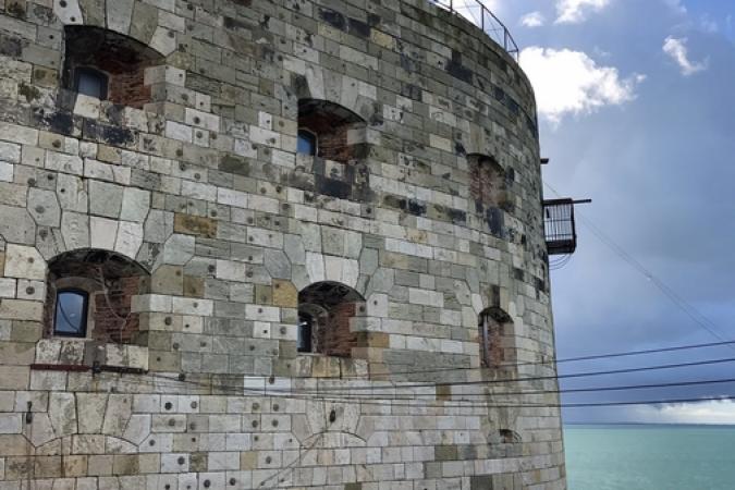 Fort Boyard 2017 - Le Fort depuis la plate-forme (19/05/2017)