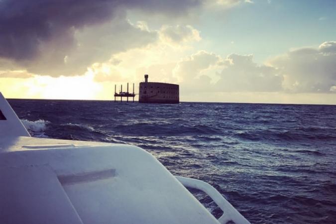 Fort Boyard 2017 - Coucher de soleil au fort (19/05/2017)