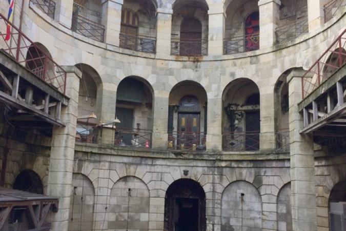 Fort Boyard 2017 - Vue de la cour intérieure (20/05/2017)