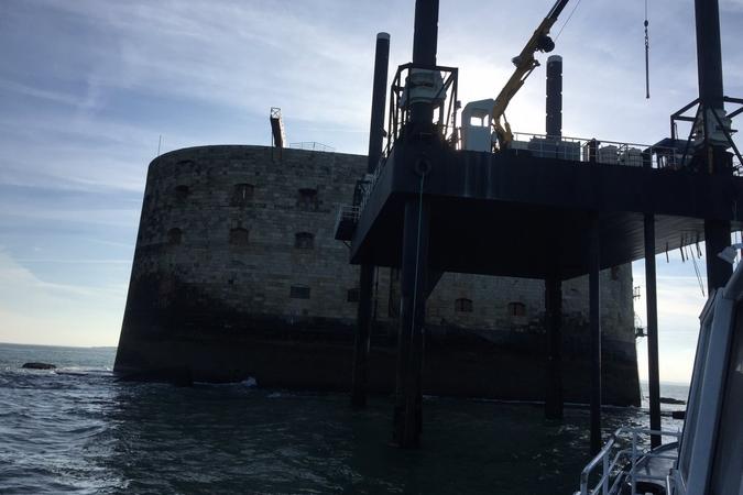 Fort Boyard 2017 - Arrivée au fort (23/05/2017)