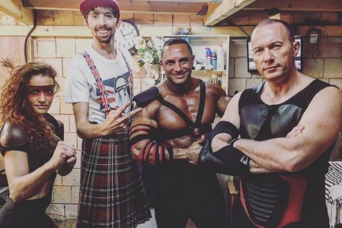 Fort Boyard 2017 - Lado Boo, Eric Lampaert, Mister Boo et Pascal Soetens (28/05/2017)