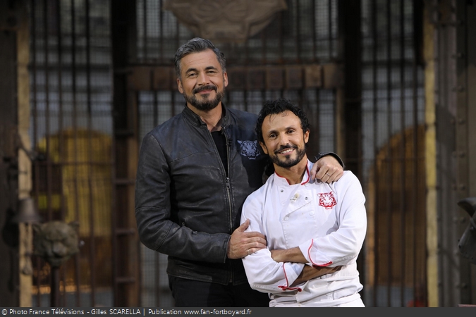Fort Boyard 2018 - Olivier Minne et le Chef Willy