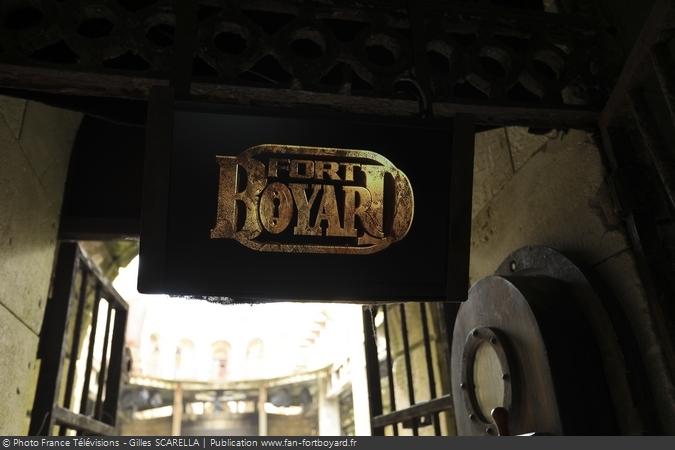 Fort Boyard 2018 - Moniteur à l'entrée du fort