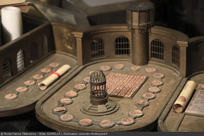 Fort Boyard 2018 - Maquette du plateau de jeu dans l'Antre du Père Fouras