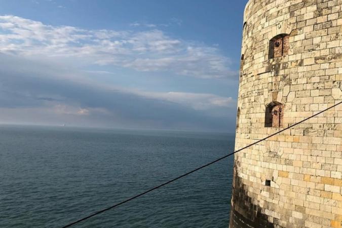 Fort Boyard 2018 - Soleil couchant sur le fort (21/05/2018)