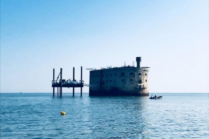 Fort Boyard 2018 - Vue extérieur du fort le matin (23/05/2018)