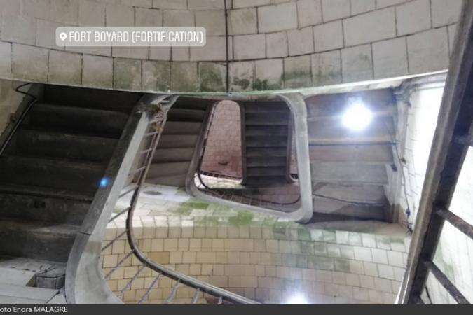 Fort Boyard 2018 - Vue d'un grand escalier du fort (23/05/2018)