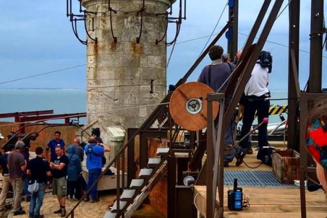 Fort Boyard 2018 - La terrasse pendant les tournages (26/05/2018)