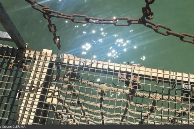 Fort Boyard 2018 - L'océan depuis le carrelet