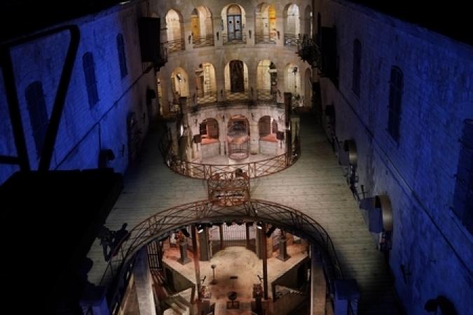 Fort Boyard 2019 - La cour intérieure en nocturne