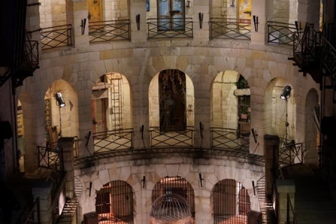 Fort Boyard 2019 - La cour intérieure en nocturne