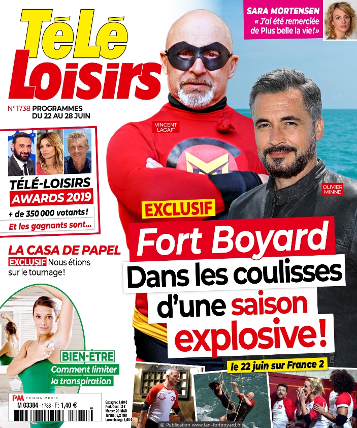 Revue de presse : Articles et reportages qui parlent de Fort Boyard 2019 Fort-boyard-2019-presse-teleloisirs-01