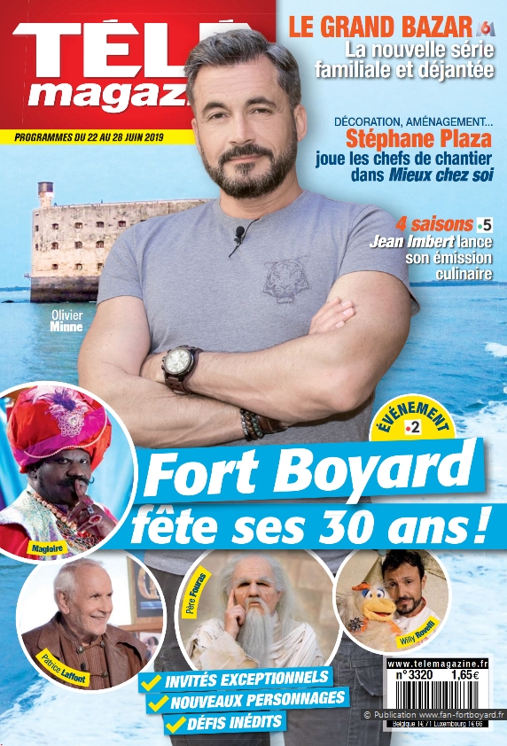 Revue de presse : Articles et reportages qui parlent de Fort Boyard 2019 Fort-boyard-2019-presse-telemagazine-01