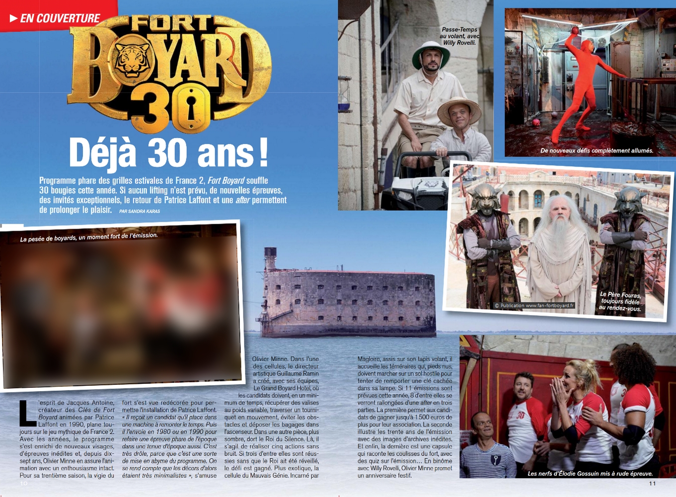 Revue de presse : Articles et reportages qui parlent de Fort Boyard 2019 Fort-boyard-2019-presse-telemagazine-02