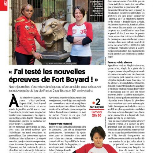 TV Magazine n°1689 (16 au 22 juin) - Article d'Emilie Geffray