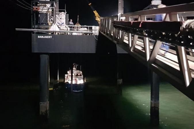 Fort Boyard 2019 - La plate-forme extérieure au milieu de la nuit (06/05/2019)