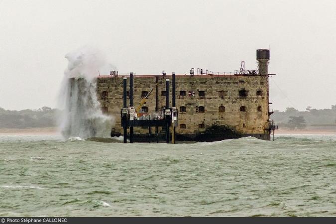 Fort Boyard 2019 - Tempête au début des tournages de la 30e saison (09/05/2019)