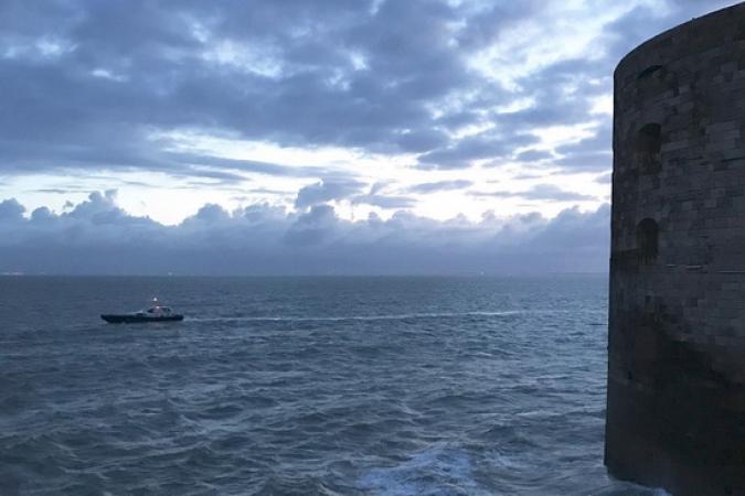 Fort Boyard 2019 - Le jour se lève quand Willy quitte le fort (10-11/05/2019)