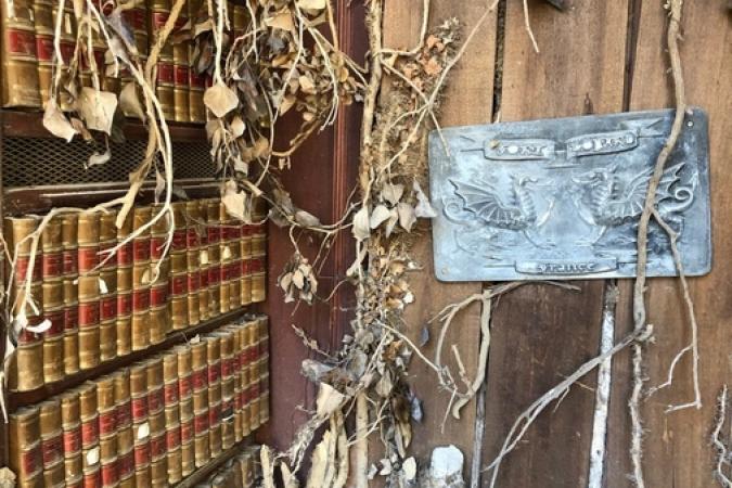 Fort Boyard 2019 - Porte de la Bibliothèque abandonnée (après les tournages)