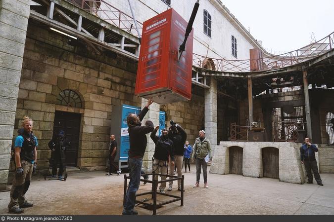 Fort Boyard 2019 - Tournage de la Cabine éjectable (après les tournages)