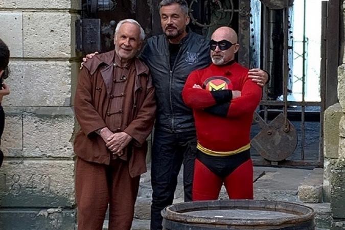 Fort Boyard 2019 - La trio Patrice Laffont, Olivier Minne et Vincent Lagaf' (après les tournages)