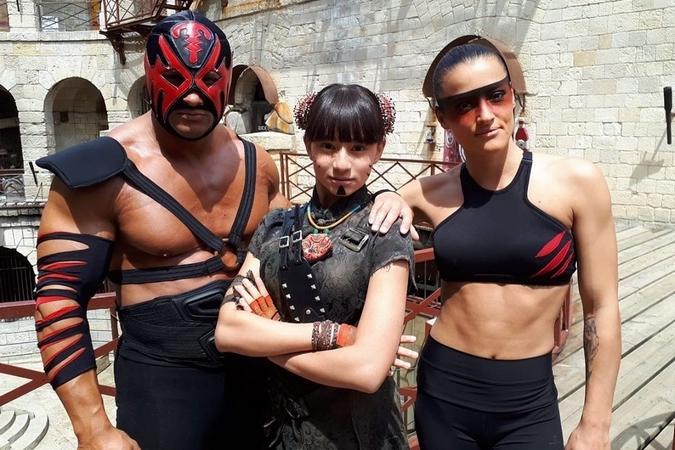 Fort Boyard 2019 - Mister Boo, Maï-Linh, Lady Boo (après les tournages)