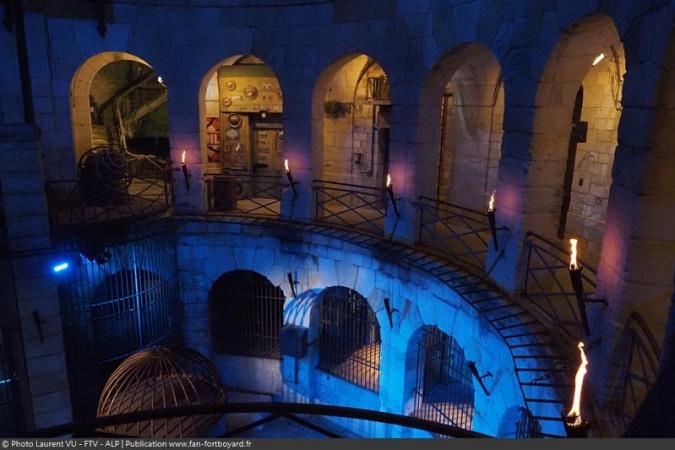 Fort Boyard 2020 - La cour intérieure de nuit